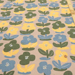 C/L Canvas Printed Fabric - Nordic Flowers - nomura tailor