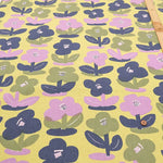 C/L Canvas Printed Fabric - Nordic Flowers - nomura tailor