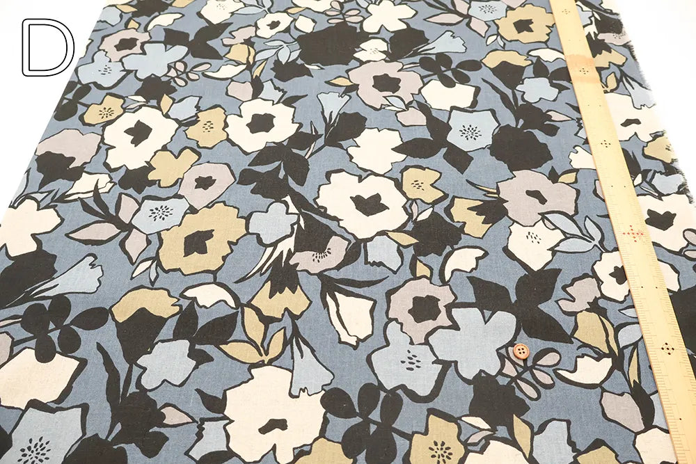 C/L Sheeting Printed Fabric - Chic Flower - nomura tailor