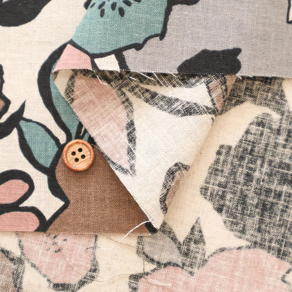 C/L Sheeting Printed Fabric - Chic Flower - nomura tailor