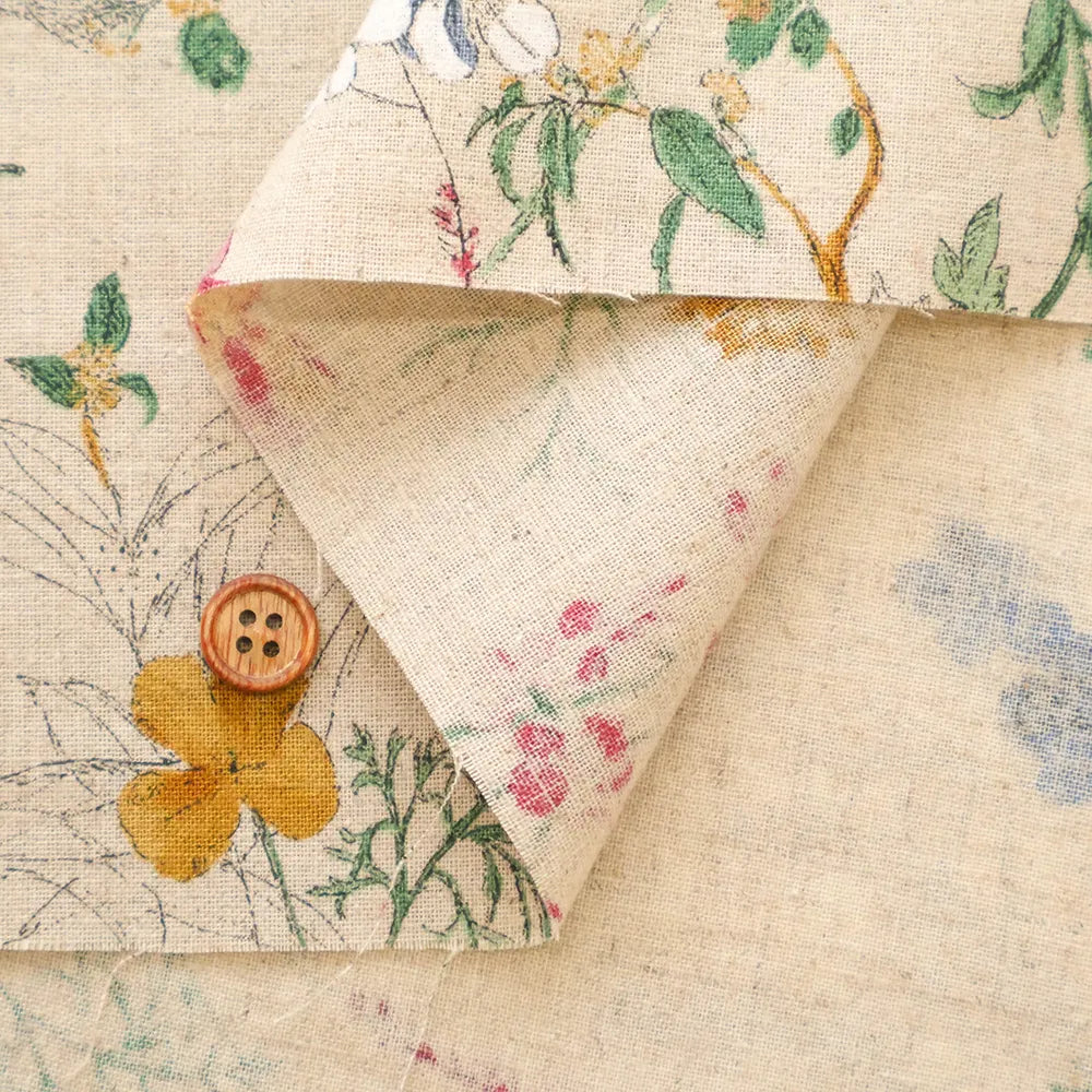 C/L Sheeting Printed Fabric - Flowers - nomura tailor