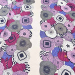 C/L sheeting printed fabric Air-tumbled Flower - nomura tailor