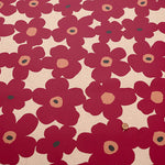 Cotton Oxford Laminated Fabric <Matte> - Finland Flower - nomura tailor