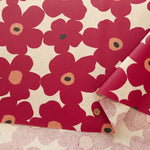 Cotton Oxford Laminated Fabric <Matte> - Finland Flower - nomura tailor