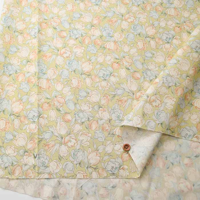 Cotton broadcloth print fabric Marietta - nomura tailor