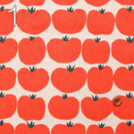 C/L canvas print fabric TOMATO - nomura tailor