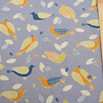 C/L Canvas Printed Fabric Birds - nomura tailor