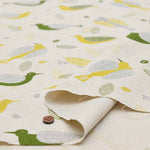 C/L Canvas Printed Fabric Birds - nomura tailor