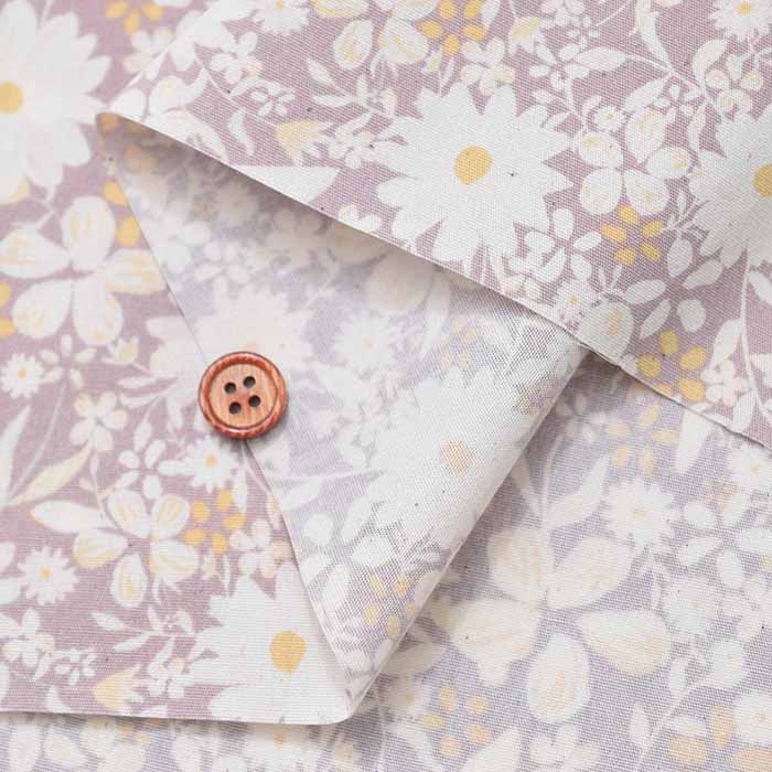 Cotton broadcloth printed fabric Raw fabric Graces - nomura tailor