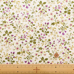 Cotton Broadcloth Fabric - Berry Field - nomura tailor