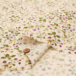 Cotton Broadcloth Fabric - Berry Field - nomura tailor