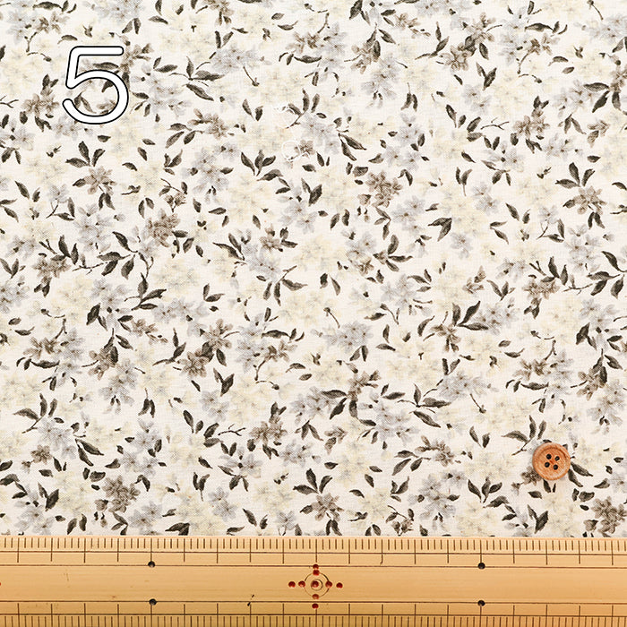 Unbleached Cotton Scare Printed Fabric - Daphne - nomura tailor