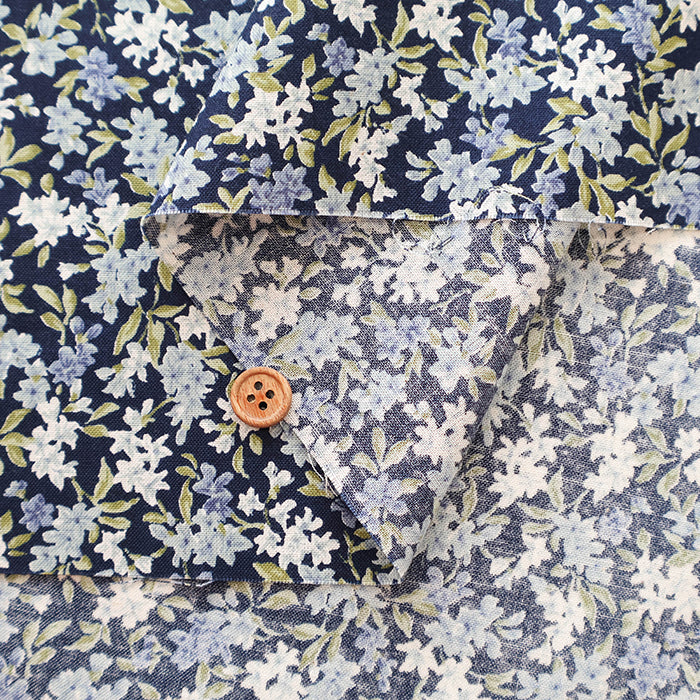 Unbleached Cotton Scare Printed Fabric - Daphne - nomura tailor