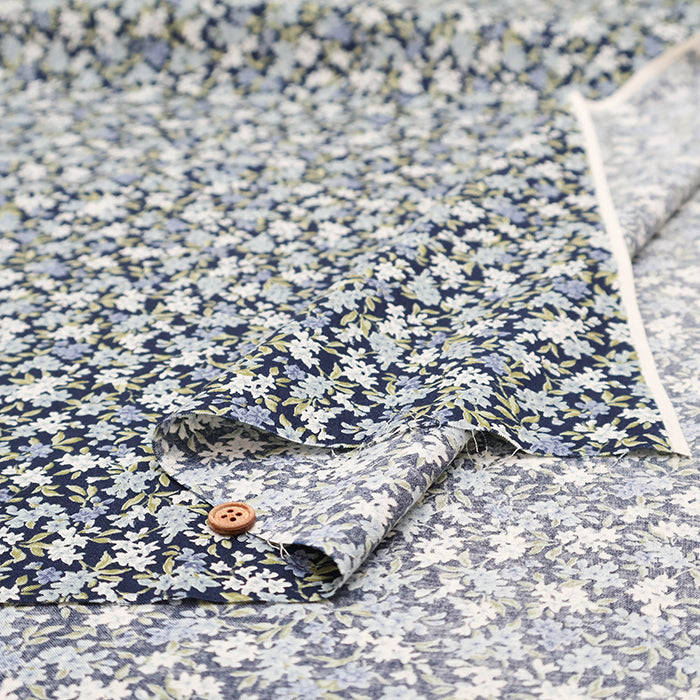 Unbleached Cotton Scare Printed Fabric - Daphne - nomura tailor
