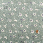 Unbleached Cotton Scare Printed Fabric - Peony - nomura tailor
