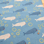C/L Canvas Printed Fabric - Whale Shark - nomura tailor