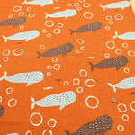 C/L Canvas Printed Fabric - Whale Shark - nomura tailor