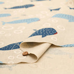 C/L Canvas Printed Fabric - Whale Shark - nomura tailor