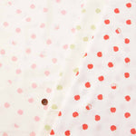 Cotton double gauze fabric apple - nomura tailor