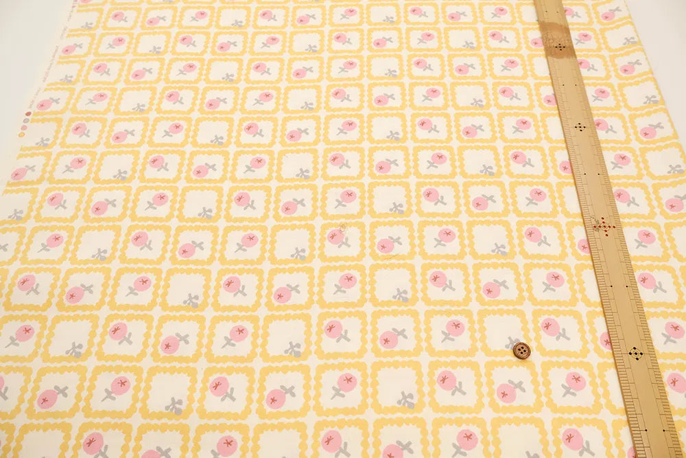 Cotton Oxford Printed Fabric - Onnela Nordic Flower - nomura tailor
