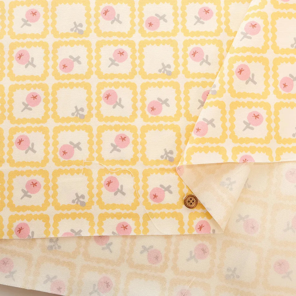 Cotton Oxford Printed Fabric - Onnela Nordic Flower - nomura tailor