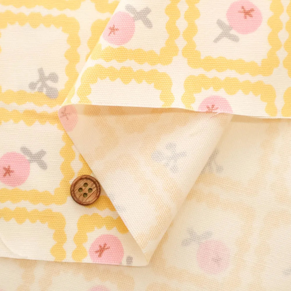 Cotton Oxford Printed Fabric - Onnela Nordic Flower - nomura tailor