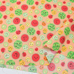 Cotton sheeting printed fabric Fruit - nomura tailor