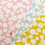 Cotton Oxford Printed Fabric - Flowers - nomura tailor