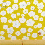 Cotton Oxford Printed Fabric - Flowers - nomura tailor