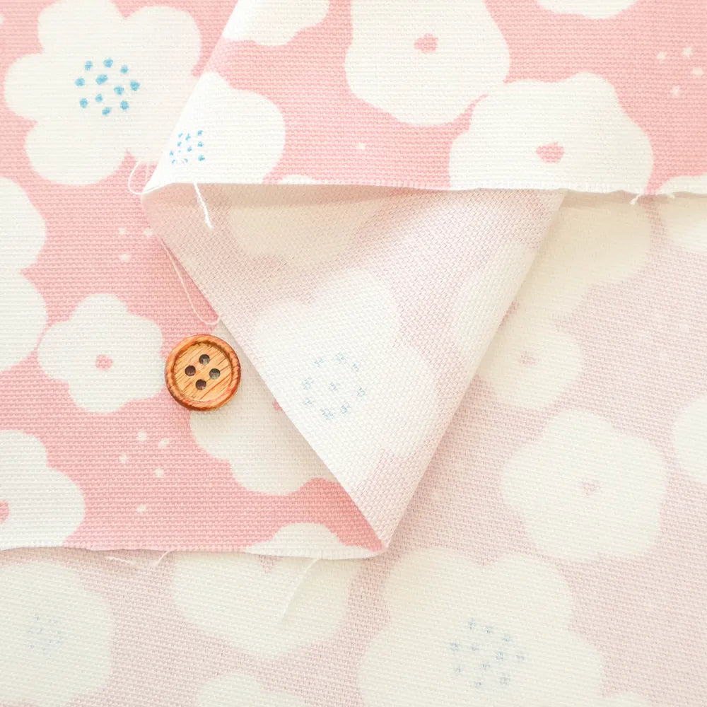 Cotton Oxford Printed Fabric - Flowers - nomura tailor