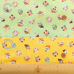 Cotton Sharting Printed Fabric - Cat's Playground Cat Face - nomura tailor