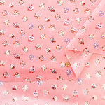 Cotton Sharting Printed Fabric - Cat's Playground Cat Face - nomura tailor