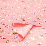 Cotton Sharting Printed Fabric - Cat's Playground Cat Face - nomura tailor