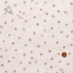 Cotton Scare Print Fabric mini Dot x Cherry - nomura tailor