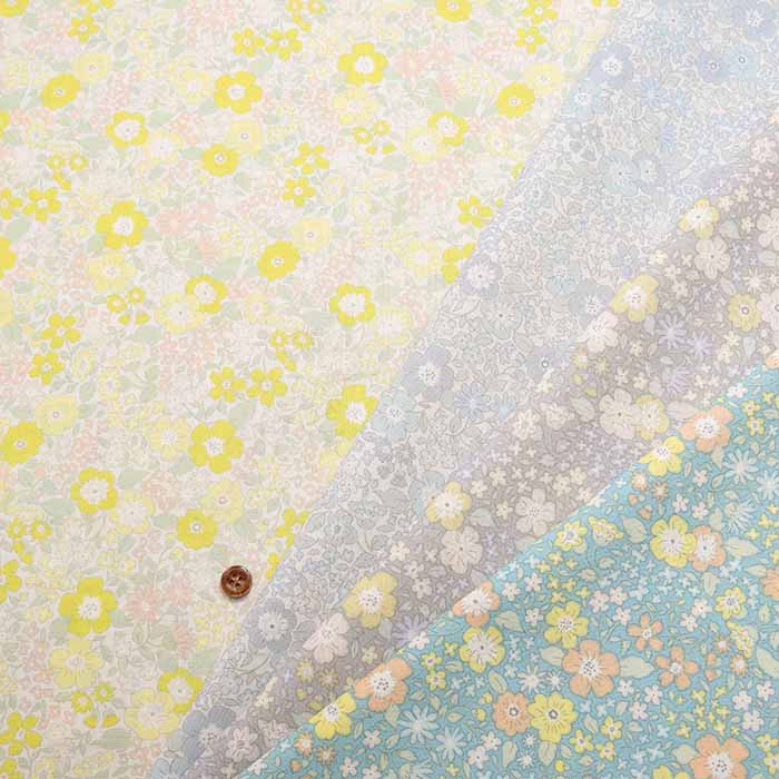 Cotton Scare Printed Fabric mini Flower - nomura tailor
