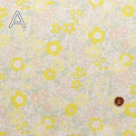 Cotton Scare Printed Fabric mini Flower - nomura tailor