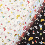 Cotton sheer printed fabric ALTO ALBERO COLLECTION Alice in Wonderland - nomura tailor