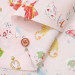 Cotton sheer printed fabric ALTO ALBERO COLLECTION Alice in Wonderland - nomura tailor