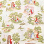 Cotton care printed fabric ALTO ALBERO COLLECTION Red Riding Hood - nomura tailor