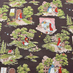 Cotton care printed fabric ALTO ALBERO COLLECTION Red Riding Hood - nomura tailor