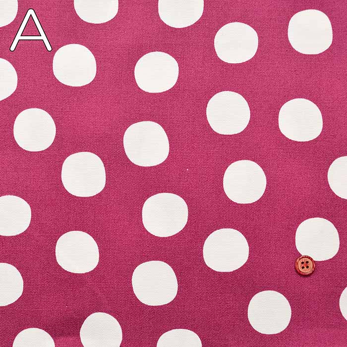 Water-repellent cotton ox fabric uni_9 (Unique) Rough Dot - nomura tailor