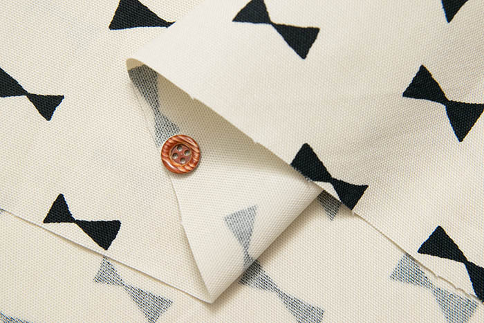 Cotton Ox Print Fabric Ribbon - nomura tailor