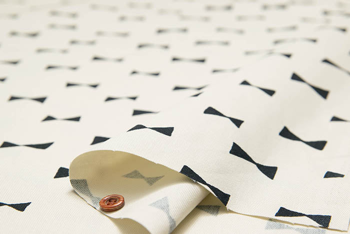 Cotton Ox Print Fabric Ribbon - nomura tailor