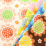 Cotton Oxford Fabric - Flower in Flower - nomura tailor