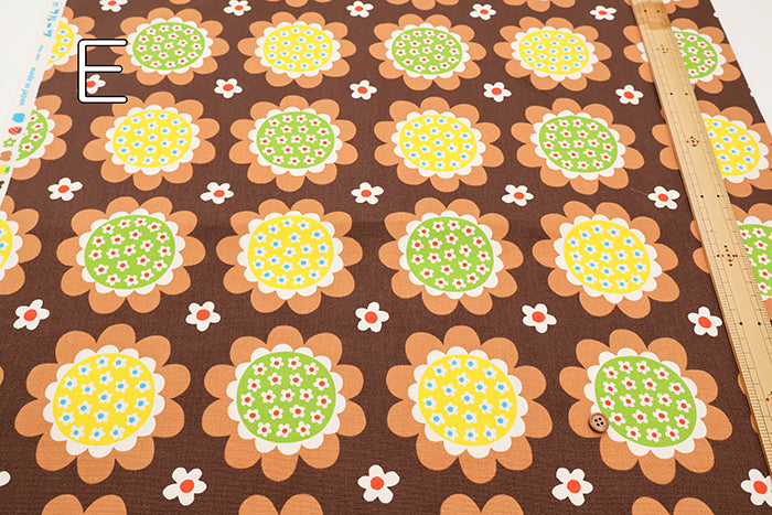 Cotton Oxford Fabric - Flower in Flower - nomura tailor