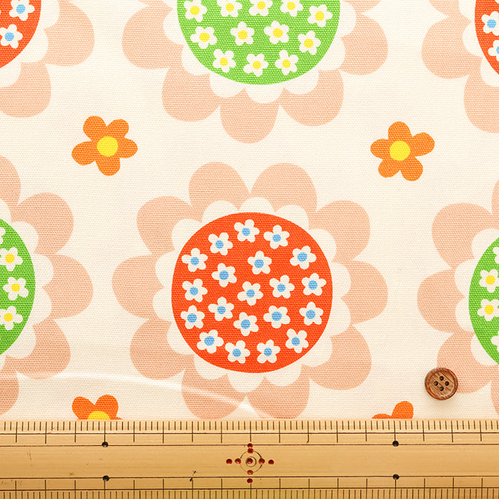 Cotton Oxford Fabric - Flower in Flower - nomura tailor