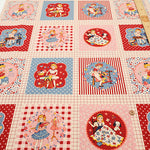Cotton Muslin Printed Fabric - Cheery Days - Sewing Panel (1 Pattern: Approx. 105cm× 60cm) - nomura tailor