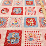 Cotton Muslin Printed Fabric - Cheery Days - Sewing Panel (1 Pattern: Approx. 105cm× 60cm) - nomura tailor