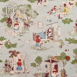 Cotton sheeting print fabric Little story Little Red Riding Hood - nomura tailor