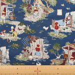 Cotton sheeting print fabric Little story Little Red Riding Hood - nomura tailor